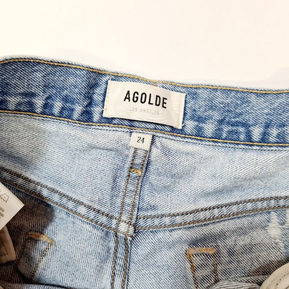 AGOLDE Parker Vintage Cut Off Short in Swapmeet Size 24 - Picture 6 of 11